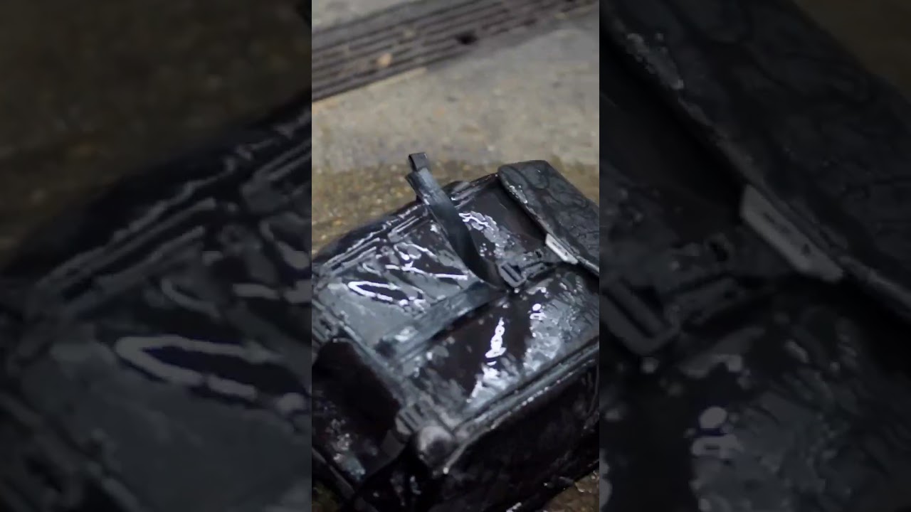 Testing MOUS Backpack's water resistance!!