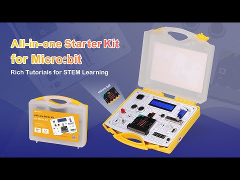 Elecrow Micro:bit All-in-one Starter Kit with 13 Modules and 21 Lessons