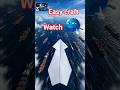 ✈️ Paper Plane Flying Over the Ocean 🌊 | Most Satisfying Cinematic Shorts #shorts