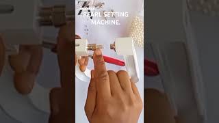 How to use pearl setting machine