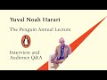 Yuval Noah Harari Interview and Audience Q&A at the Penguin Annual Lecture in India