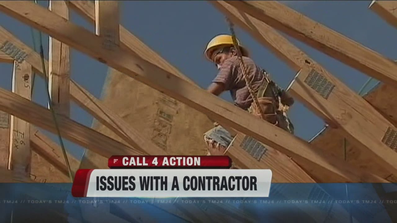 What to do if a contractor does not finish the job