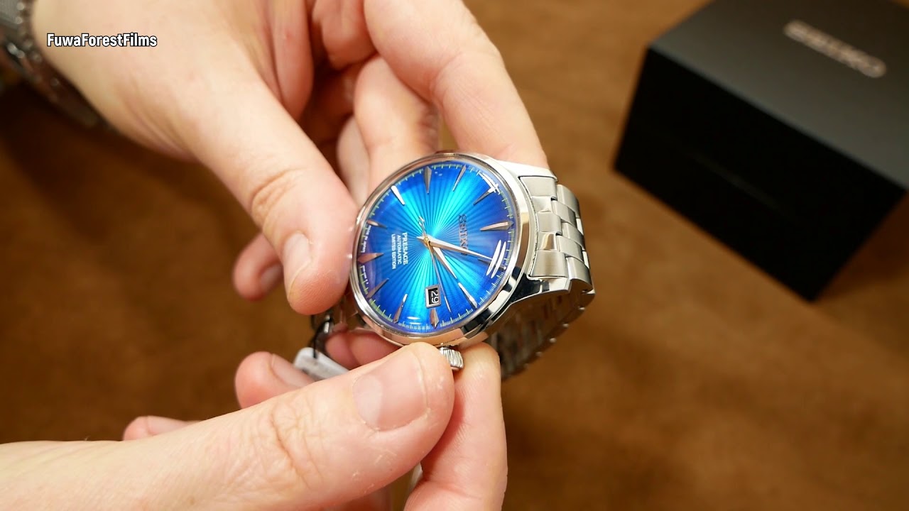 Seiko Presage SRPC45J1 Blue Planet Cocktail Limited Edition (4R35B) Uhr  Clock Watch - YouTube