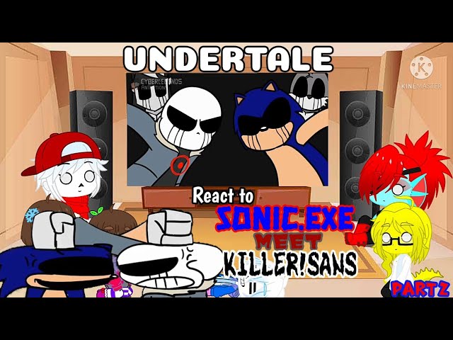 Sans AUS react to Killer vs M87 sans 