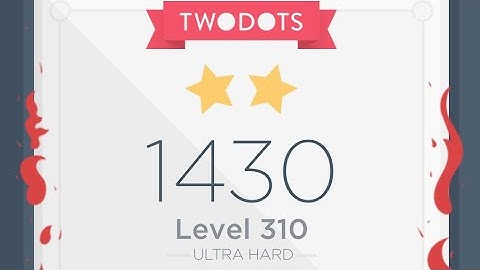 Level 310 2-stars Two Dots