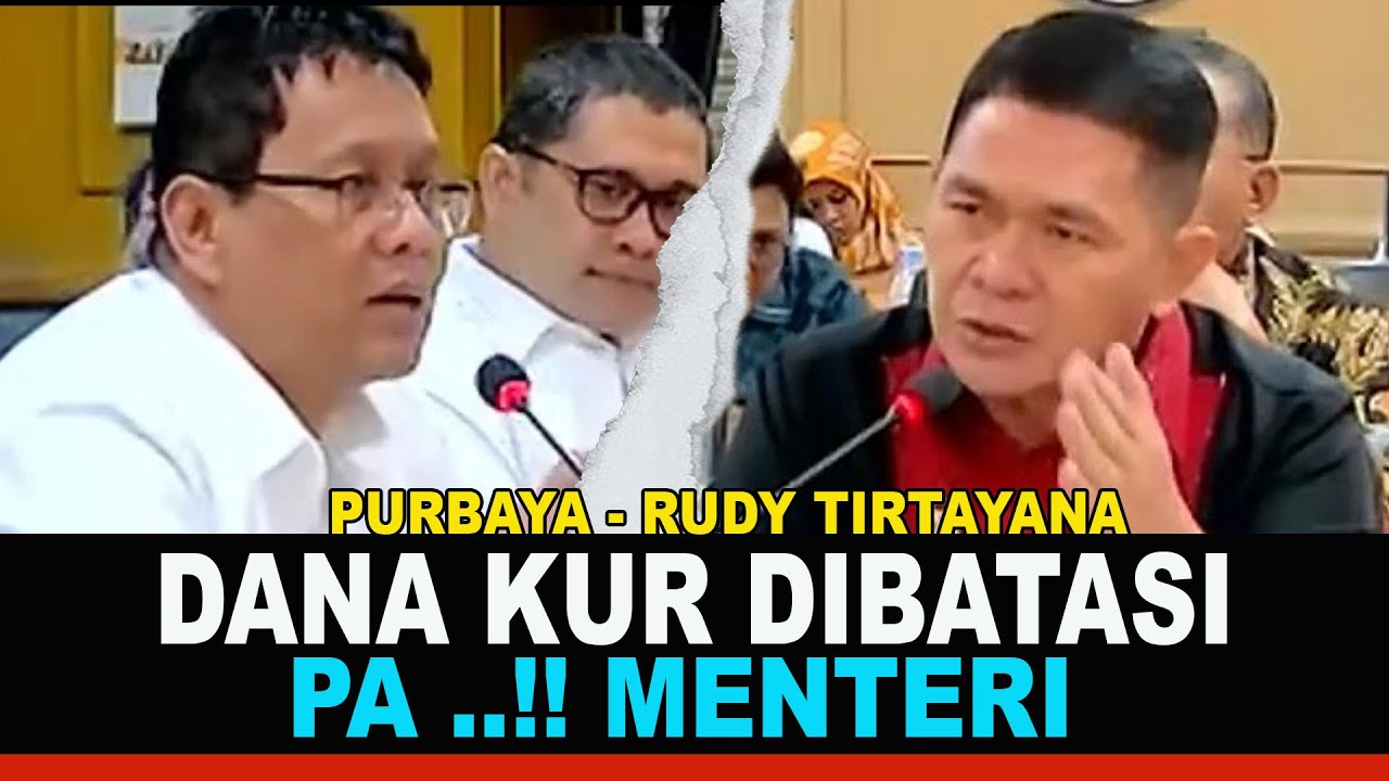 Menkeu Purbaya Kaget ! Dengar Dana KUR Di Batasi Untuk UMKM