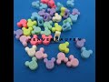 Beads Manik Manik Plastik Bear 12 mm Lubang 4 mm Mix Warna Per Pack isi 50 Pcs