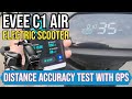 Evee C1 Air Electric Scooter Odometer Distance Accuracy Test