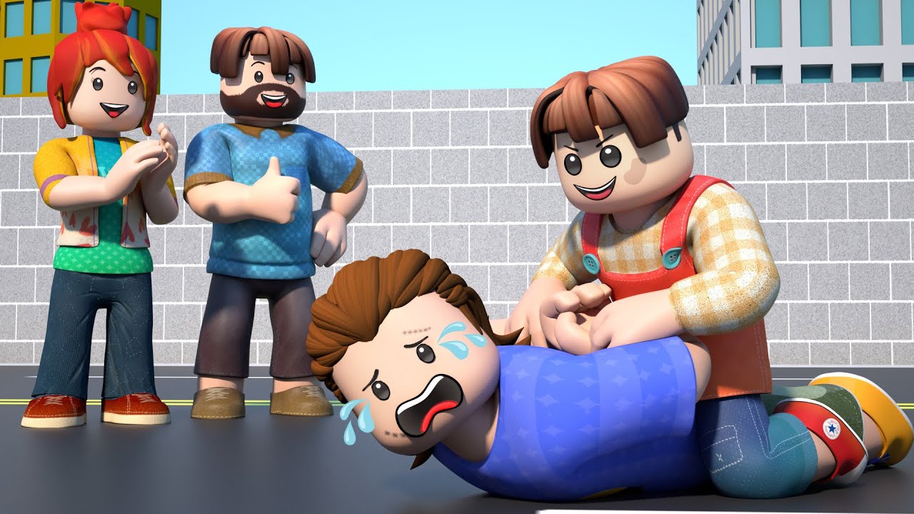 ROBLOX Brookhaven 🏡RP: The Bacon Hair Rescues Family | Roblox Leo