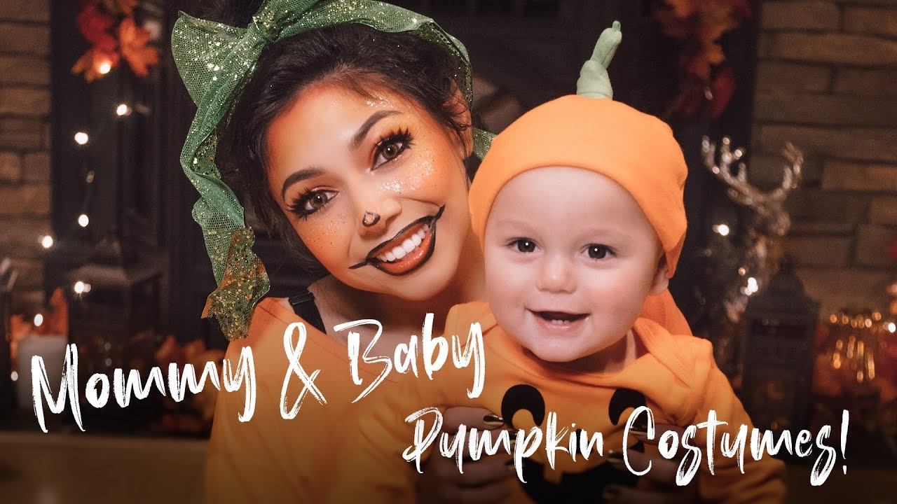 storm Kæledyr uberørt COSTUME IDEAS: Mommy and Baby Pumpkin Makeup! - YouTube