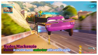 Cars 2 The Video Game | Ramone - Survival Mode (Satellite Quake) | Casino Tour screenshot 4