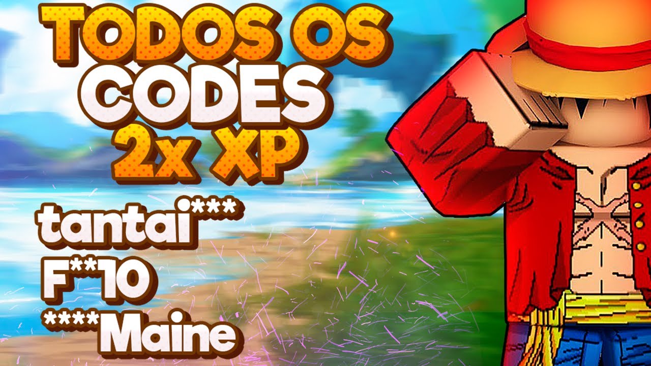 Todos Codes 2x XP no BLOX PIECE ( One Piece Roblox ) ‹ Sky › 