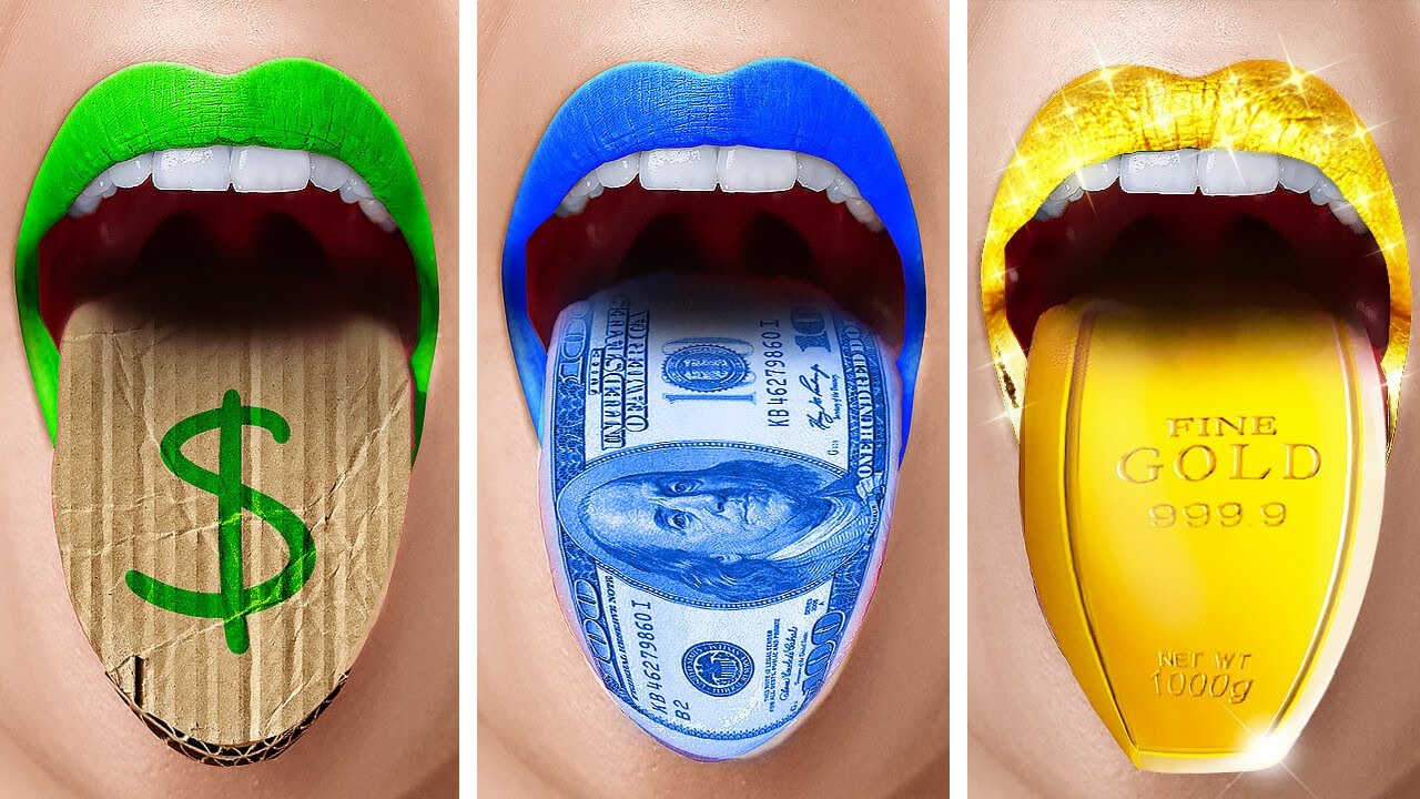 貧困者VS富裕者VSギガリッチ学生 🤑 123 GO!による人生の瞬間と面白おかしい共感できる状況