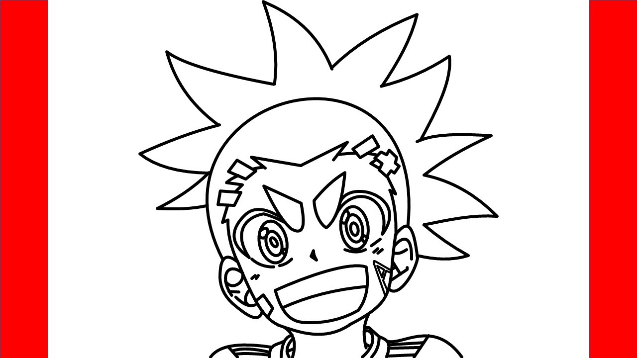 how to draw aiger akabane, how to draw beyblade burst, drawing, g...