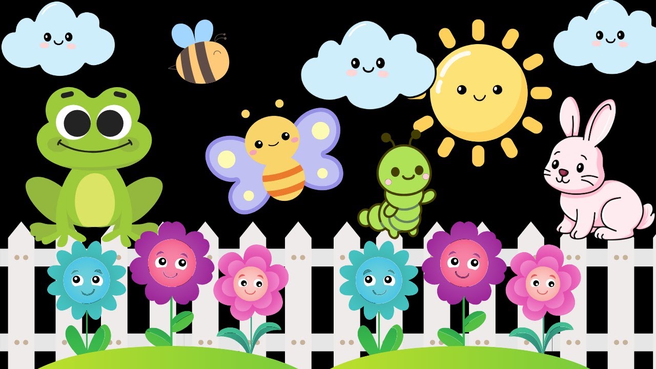 Сенсорное видео для малышей: Природа, друзья, визуальная стимуляция, высококонтрастное изображени...