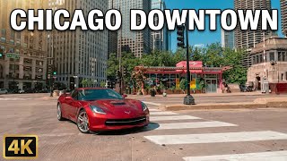 DNC Week - Chicago Downtown Drive - 4K HDR - Summer 2024