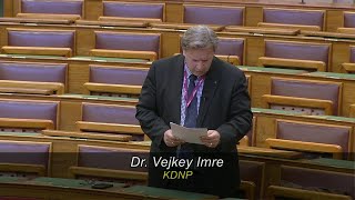 Vejkey Imre interpellációja és Zsigó Róbert válasza