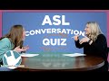 Sign Language Conversation Quiz