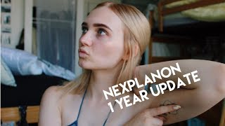 nexplanon birth control one year update