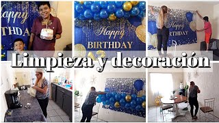 LIMPIEZA Y DECORACIÓN DE CUMPLEAÑOS 🥳 Lofaris Backdrop 🤩 cumpleaños de Jared #12 Limpieza de casa 🏡