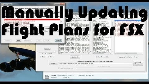 How to manually update a fligthplan | FSX Tutorials
