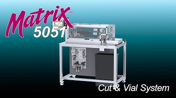 Kinematic Automation Matrix 5051 Flexible Cut & Vial System for Test Strip manufacturing