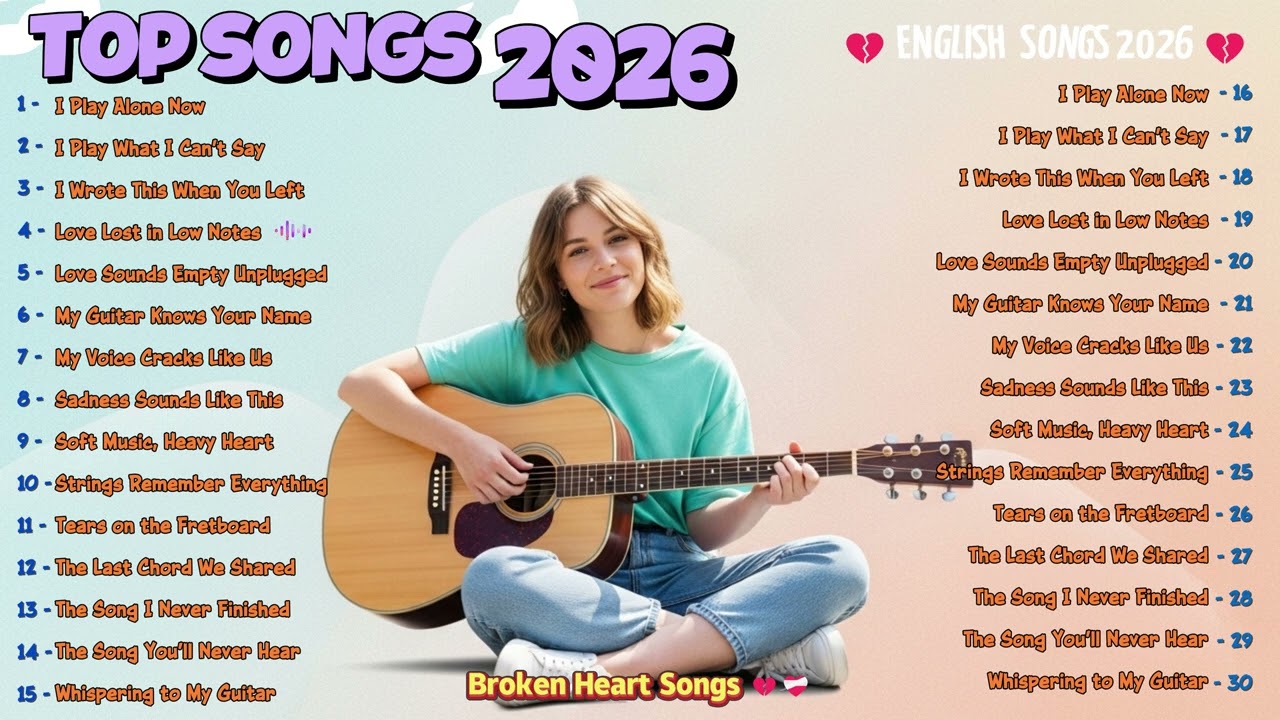 Top Songs 2026 🔥🎧4K ( Lyrics ) | Relax Song 4K | Nonstop | Blue Echo