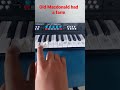 old Macdonald had a farm toturial