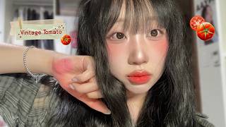 🍅빈티지 토마토 당도 최고𓂃𓈒𓏸 🎞️ 🥫| 토마토 메이크업 막차 타면서 ★몸무게 최초공개★ (웨딩촬영 비하인드, 다이어트 진행 상황..?)
