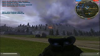 Artillery Fire Support BF2 Mod Test with modern warfare radio chatter