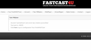 Free ShoutCast Server