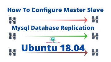 How To Configure Master Slave Replication On Ubuntu 18.04