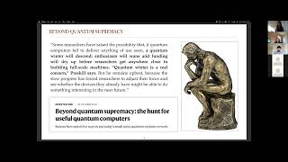 NISQ Algorithm for Semidefinite Programming| Dr. Kishor Bharti | Public Session