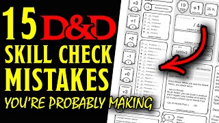 15 Common D&D Skill Check Mistakes and How to Avoid Them screenshot 2