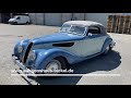 zu versteigern / for auction: EMW Cabrio 327-2, Bj. 1954