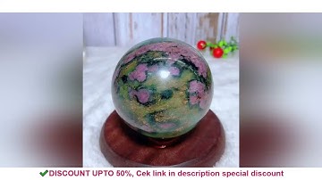 Natural Crystal Ruby Zoisite Sphere UV Light Gemstones High Quality Mineral Energy Stone Reiki Home