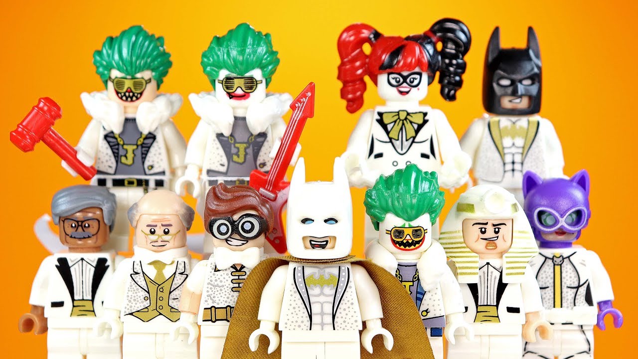 Batman Movie Disco Friends are Family w/ Robin Joker Harley Quinn  Unofficial LEGO Minifigures - YouTube