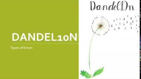 Grade 10: Types of Errors