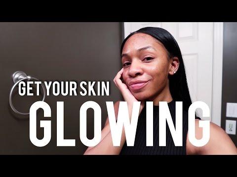 How I Get GLOWING CLEAR SKIN! Get Rid of Acne, Dark Spots, and Pores ▸ VICKYLOGAN