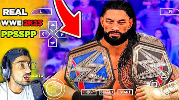OMG 😱Latest WWE 2K23 PPSSPP GAME On Mobile!