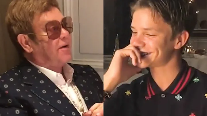 Elton John Sings 'Happy Birthday' To Godson Romeo ...
