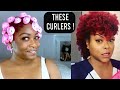 Magic Hair Curlers 4C natural Hair| Quick Dry Time| design essentials almond and avocado mousse