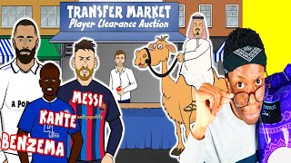 Transfer Market: Messi, Benzema, Kante & more! Reaction