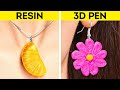 Epoxy Resin VS 3D Pen Mesmerizing Creations &amp; Jewelry Ideas