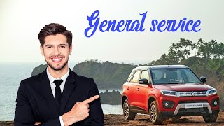 Maruti brezza oil service || general service | general service