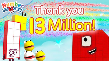 @Numberblocks - Thank You for 13 Million Subscribers!!! 🥳🎉
