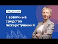 Первичные средства пожаротушения. Обучение пожарной безопасности: курс для специалистов [2019]