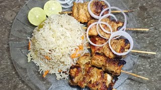 BBQ Chicken Tikka Boti | Chicken Seekh Boti Recipe