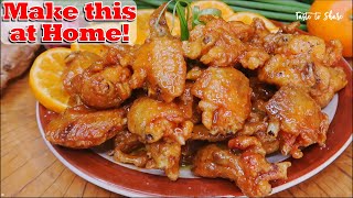 Popular! Chicken Wings recipe is So Delicious 💯 COOKING Delicious Orange CHICKEN WINGS! Tasty wings