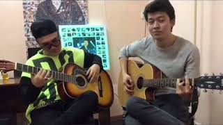 Video thumbnail of "Жүрегімді емдеші-  #SHOKAN (AKSUNKAR на гитаре)"